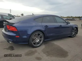 2014 Audi S7 Prestige with VIN WAUW2BFC8EN065736, listed as a Copart auction lot 76977884 with 49,591 mi miles and Salvage Title. Bid and sale history available at carsss.com. Image 3.