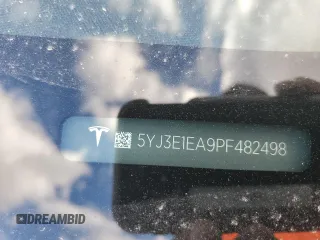 2023 Tesla Model 3 с VIN 5YJ3E1EA9PF482498, выставлен на аукционе Copart как лот 48426165 с пробегом Не указан миль и Списание • Salvage title. История ставок и продаж доступна на DreamBid. Изображение 12.