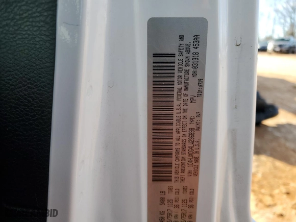 2020 Jeep Wrangler Unlimited Sport S with VIN 1C4HJXDG4LW296898, listed as a Copart auction lot 45168915 with 110,079 mi miles and Salvage Title. Bid and sale history available at carsss.com. Image 13.