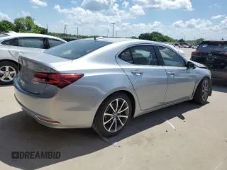 2017 Acura TLX V6 w/Technology Pkg with VIN 19UUB2F55HA006491, listed as a Copart auction lot 53996045 with 99,999 mi miles and Clean title. Bid and sale history available at DreamBid. Image 3.