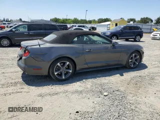 2015 Ford Mustang V6 with VIN 1FATP8EM9F5326609, listed as a Copart auction lot 59942165 with 42,958 mi miles and Salvage title. Bid and sale history available at DreamBid. Image 3.
