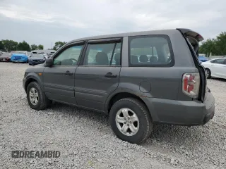 2007 Honda Pilot LX z VIN 2HKYF18197H540268, wystawiony jako Copart lot #59810015 z przebiegiem 201 916 mil mil oraz Szkoda całkowita • Salvage title. Historia ofert i sprzedaży dostępna na DreamBid. Obrazek 2.