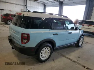 2024 Ford Bronco Sport Heritage с VIN 3FMCR9G69RRE94031, выставлен на аукционе Copart как лот 53973825 с пробегом 8 628 миль миль и Списание • Salvage title. История ставок и продаж доступна на DreamBid. Изображение 3.