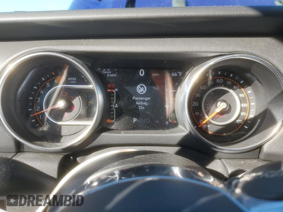 2018 Jeep Wrangler Unlimited Sahara z VIN 1C4HJXENXJW262779, wystawiony jako Copart lot #47882345 z przebiegiem Nie podano mil oraz Szkoda całkowita • Salvage title. Historia ofert i sprzedaży dostępna na DreamBid. Obrazek 9.