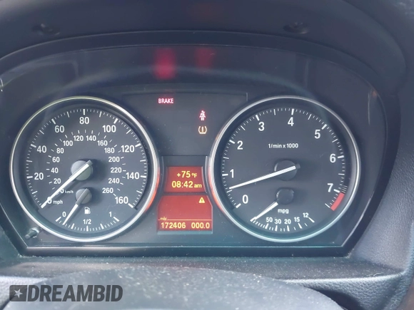 2008 BMW 3 Series 328xi with VIN WBAVC935X8KZ73196, listed as a IAAI auction lot 42539019 with 712,406 mi miles and . Bid and sale history available at DreamBid. Image 7.