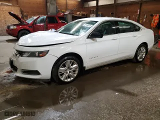 2018 Chevrolet Impala LS with VIN 2G11X5S34J9156708, listed as a Copart auction lot 50190545 with 0 mi miles and Salvage Title. Bid and sale history available at carsss.com. Image 1.