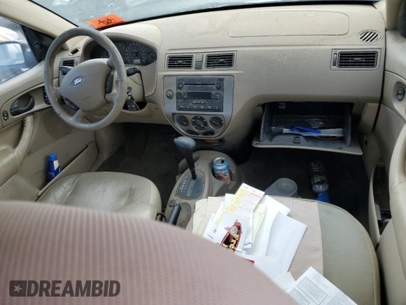 2005 Ford Focus S with VIN 1FAFP34N35W235922, listed as a Copart auction lot 54729854 with Not Provided miles and Salvage Title. Bid and sale history available at carsss.com. Image 8.