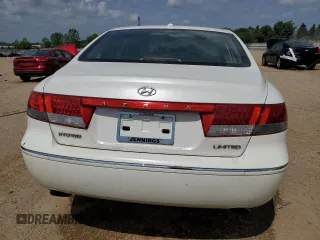 2008 Hyundai Azera Limited with VIN KMHFC46F78A333821, listed as a Copart auction lot 61246295 with 129,859 mi miles and Salvage title. Bid and sale history available at DreamBid. Image 6.