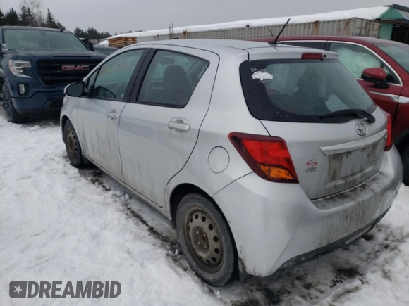 2015 Toyota Yaris L with VIN VNKKTUD30FA018469, listed as a Copart auction lot 47103985 with 126,060 mi miles and Salvage Title. Bid and sale history available at DreamBid. Image 2.