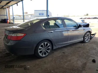 2013 Honda Accord Sport with VIN 1HGCR2F52DA273461, listed as a Copart auction lot 52364325 with 92,577 mi miles and Salvage Title. Bid and sale history available at DreamBid. Image 3.