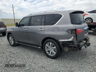2016 Infiniti QX80 z VIN JN8AZ2NE3G9121495, wystawiony jako Copart lot #55489125 z przebiegiem 114 032 mil mil oraz Szkoda całkowita • Salvage title. Historia ofert i sprzedaży dostępna na DreamBid. Obrazek 2.