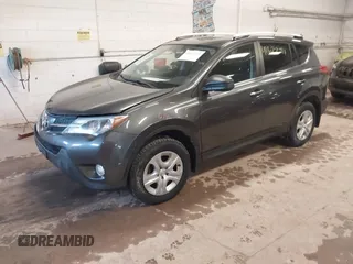 2015 Toyota RAV4 LE with VIN JTMBFREV4FJ045901, listed as a IAAI auction lot 41622711 with 74,505 mi miles. Bid and sale history available at carsss.com. Image 2.