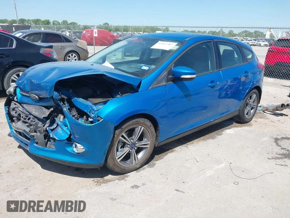 2014 Ford Focus SE with VIN 1FADP3K20EL383687, listed as a IAAI auction lot 42004089 with 127,374 mi miles. Bid and sale history available at carsss.com. Image 18.