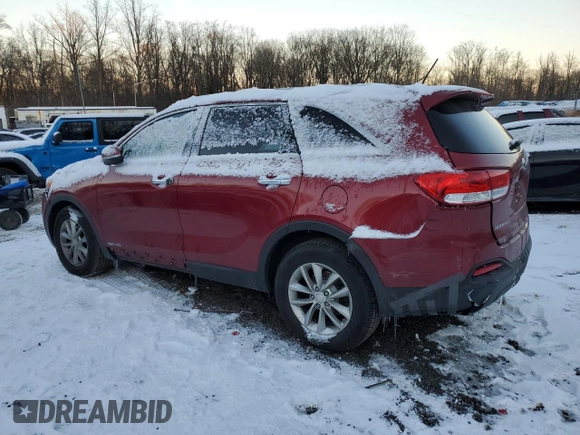 2016 Kia Sorento LX with VIN 5XYPGDA59GG142170, listed as a Copart auction lot 89199745 with 91,256 mi miles and Salvage Title. Bid and sale history available at carsss.com. Image 2.