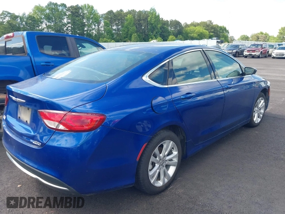 2015 Chrysler 200 Limited with VIN 1C3CCCAB9FN710455, listed as a IAAI auction lot 42195872 with 174,926 mi miles and . Bid and sale history available at DreamBid. Image 4.