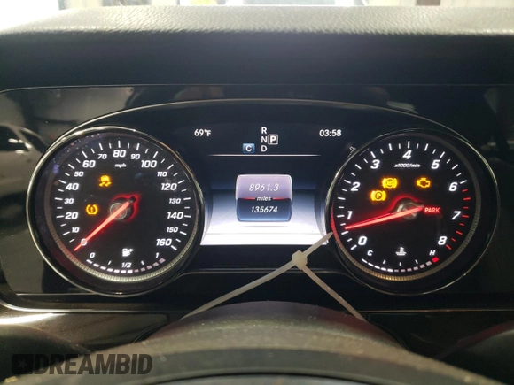2017 Mercedes-Benz E 300 Luxury with VIN WDDZF4JB0HA039244, listed as a Copart auction lot 56474805 with 135,674 mi miles and Salvage title. Bid and sale history available at DreamBid. Image 9.
