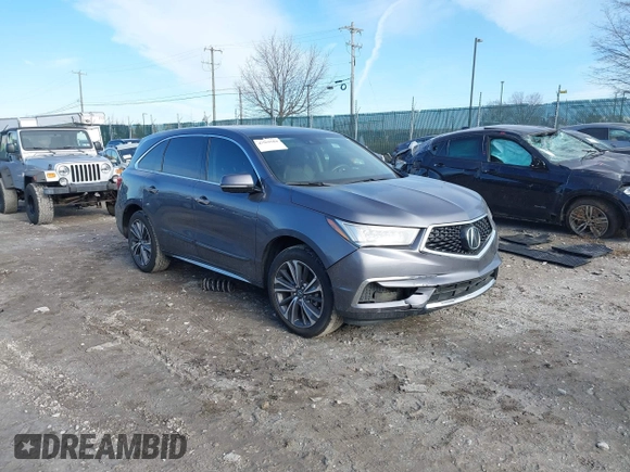 2020 Acura MDX w/Technology Pkg with VIN 5J8YD3H50LL002439, listed as a IAAI auction lot 41560504 with 23,487 mi miles. Bid and sale history available at carsss.com. Image 1.