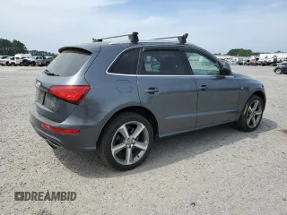 2014 Audi Q5 Premium Plus with VIN WA1DGAFP5EA077594, listed as a Copart auction lot 52020915 with 187,290 mi miles and Salvage title. Bid and sale history available at DreamBid. Image 3.