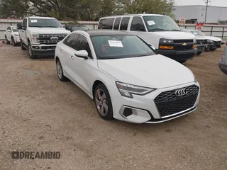 2023 Audi A3 Premium z VIN WAUGUDGY4PA133447, wystawiony jako IAAI lot #41817017 z przebiegiem 18 034 mil mil oraz . Historia ofert i sprzedaży dostępna na DreamBid. Obrazek 1.