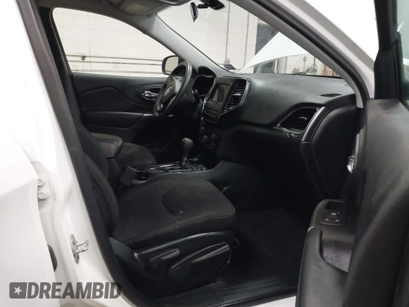 2019 Jeep Cherokee Latitude with VIN 1C4PJMCB7KD142941, listed as a IAAI auction lot 41491536 with 117,840 mi miles. Bid and sale history available at carsss.com. Image 5.