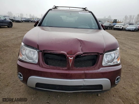 2009 Pontiac Torrent with VIN 2CKDL33F796223983, listed as a Copart auction lot 77828634 with 244000 miles and Salvage Title. Bid and sale history available at carsss.com. Image 5.
