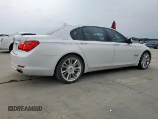 2011 BMW 7 Series 750Li with VIN WBAKB8C58BCY65645, listed as a Copart auction lot 57612775 with 69,670 mi miles and Salvage title. Bid and sale history available at DreamBid. Image 3.