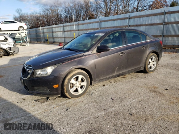 2014 Chevrolet Cruze 1LT with VIN 1G1PC5SB0E7201101, listed as a Copart auction lot 85553744 with 73,389 mi miles and Salvage Title. Bid and sale history available at carsss.com. Image 1.