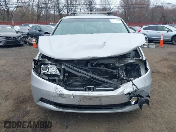 2013 Honda Odyssey EX-L with VIN 5FNRL5H65DB050789, listed as a IAAI auction lot 41911537 with 160,348 mi miles and . Bid and sale history available at carsss.com. Image 12.