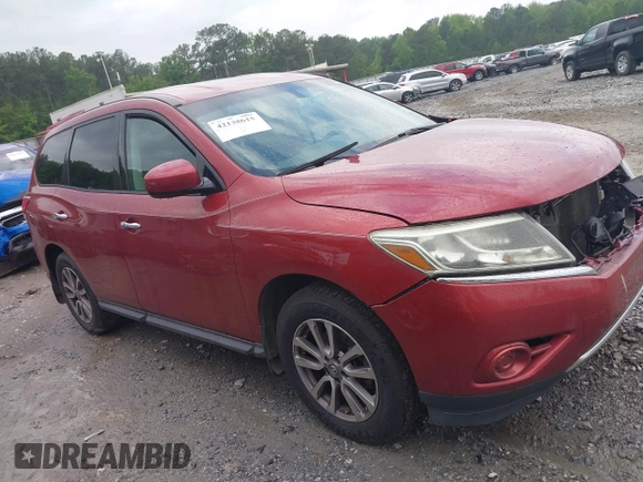 2013 Nissan Pathfinder SV with VIN 5N1AR2MM1DC678209, listed as a IAAI auction lot 42138615 with 200,000 mi miles and . Bid and sale history available at DreamBid. Image 13.