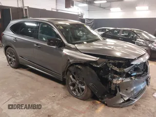 2024 Acura MDX w/A-Spec Package с VIN 5J8YE1H08RL001585, выставлен на аукционе IAAI как лот 42211267 с пробегом 14 307 миль миль и . История ставок и продаж доступна на DreamBid. Изображение 1.