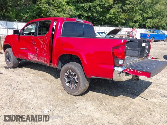2018 Toyota Tacoma SR with VIN 5TFCZ5AN7JX163344, listed as a IAAI auction lot 40008984 with 93,598 mi miles. Bid and sale history available at carsss.com. Image 3.