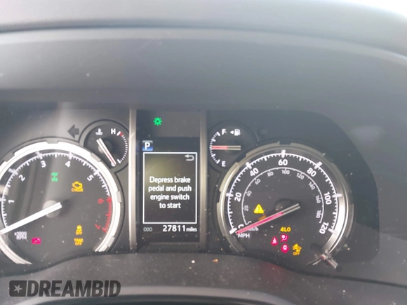 2024 Toyota 4Runner TRD Off Road with VIN JTERU5JR8R6217050, listed as a IAAI auction lot 41983644 with 27,811 mi miles and . Bid and sale history available at DreamBid. Image 7.