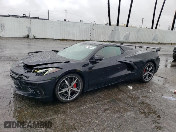 2021 Chevrolet Corvette 1LT with VIN 1G1YA3D4XM5122414, listed as a Copart auction lot 43464004 with 5,023 mi miles. Bid and sale history available at carsss.com. Image 1.