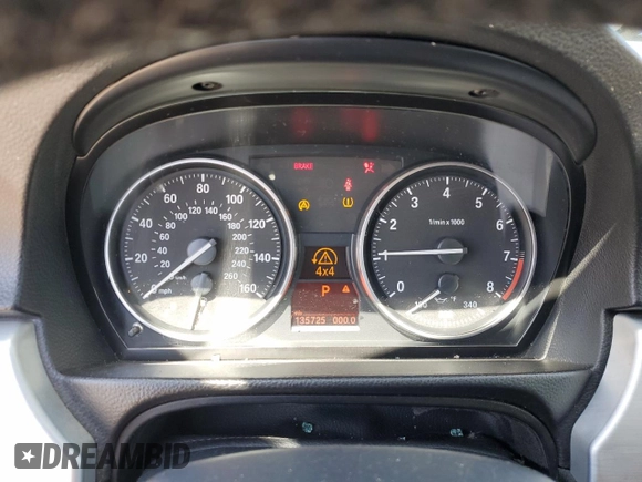 2009 BMW 3 Series 328i xDrive with VIN WBAWV53529P079785, listed as a Copart auction lot 51698265 with 135,725 mi miles and Salvage Title. Bid and sale history available at carsss.com. Image 9.
