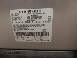 2017 Ford Explorer XLT с VIN 1FM5K8D89HGA27310, выставлен на аукционе IAAI как лот 42051535 с пробегом 111 483 миль миль и . История ставок и продаж доступна на DreamBid. Изображение 9.