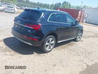 2023 Audi Q5 Premium Plus with VIN WA1BBAFY0P2041145, listed as a IAAI auction lot 41976922 with 20,447 mi miles and . Bid and sale history available at DreamBid. Image 4.