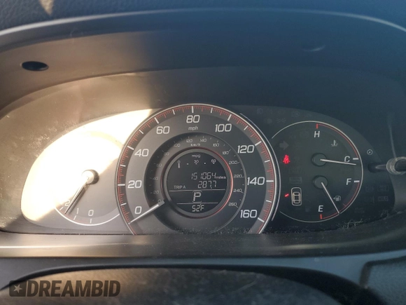 2013 Honda Accord Sport with VIN 1HGCR2F59DA162244, listed as a Copart auction lot 54545885 with 151,064 mi miles and Salvage Title. Bid and sale history available at DreamBid. Image 9.