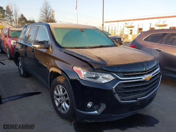 2019 Chevrolet Traverse LT Cloth with VIN 1GNERGKW4KJ111953, listed as a IAAI auction lot 41636139 with 102,626 mi miles. Bid and sale history available at carsss.com. Image 1.