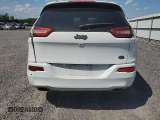2017 Jeep Cherokee Overland with VIN 1C4PJLJS1HW640840, listed as a Copart auction lot 61449965 with 53,277 mi miles and Salvage title. Bid and sale history available at DreamBid. Image 6.