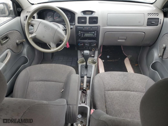 2004 Kia Rio with VIN KNADC125046349408, listed as a Copart auction lot 79868034 with 97,450 mi miles and Clean Title. Bid and sale history available at carsss.com. Image 8.