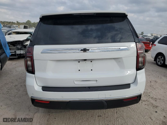 2022 Chevrolet Tahoe Commercial with VIN 1GNSCLED9NR301647, listed as a Copart auction lot 81709524 with 42,407 mi miles and Salvage Title. Bid and sale history available at carsss.com. Image 6.
