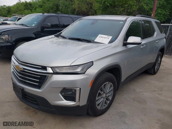 2022 Chevrolet Traverse LT Cloth with VIN 1GNERGKW8NJ160805, listed as a IAAI auction lot 42014573 with 77,809 mi miles. Bid and sale history available at carsss.com. Image 2.