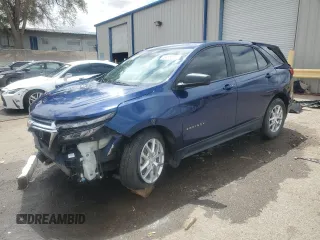 2023 Chevrolet Equinox LS z VIN 3GNAXSEG1PL120606, wystawiony jako Copart lot #54880795 z przebiegiem 68 476 mil mil oraz Szkoda całkowita • Salvage title. Historia ofert i sprzedaży dostępna na DreamBid. Obrazek 1.