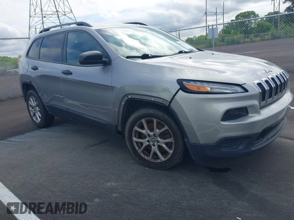2016 Jeep Cherokee Sport with VIN 1C4PJLAB0GW207556, listed as a IAAI auction lot 42070738 with 218,142 mi miles and . Bid and sale history available at DreamBid. Image 1.