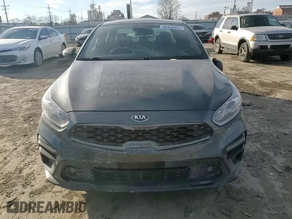 2021 Kia Forte GT-Line with VIN 3KPF34AD5ME268341, listed as a Copart auction lot 42496855 with 81,389 mi miles and Salvage Title. Bid and sale history available at carsss.com. Image 11.