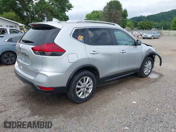 2017 Nissan Rogue SV with VIN KNMAT2MV4HP508746, listed as a IAAI auction lot 42521370 with 123,776 mi miles and . Bid and sale history available at DreamBid. Image 4.