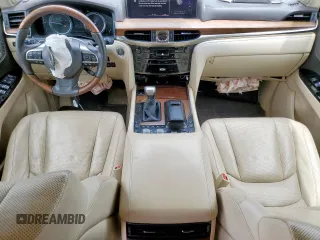 2017 Lexus LX 570 with VIN JTJHY7AX1H4227084, listed as a Copart auction lot 60571775 with 118,085 mi miles and Salvage title. Bid and sale history available at DreamBid. Image 8.