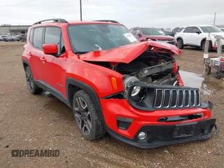 2020 Jeep Renegade Altitude z VIN ZACNJABB7LPL88539, wystawiony jako IAAI lot #41886897 z przebiegiem 80 928 mil mil oraz . Historia ofert i sprzedaży dostępna na DreamBid. Obrazek 1.