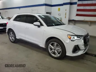 2024 Audi Q3 S line Premium Plus with VIN WA1EECF3XR1205174, listed as a Copart auction lot 88535095 with 1,174 mi miles and Salvage title. Bid and sale history available at DreamBid. Image 4.