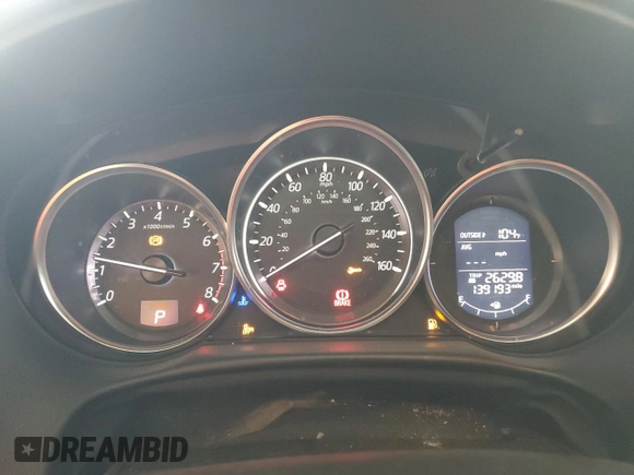 2016 Mazda CX-5 Touring with VIN JM3KE2CY7G0653854, listed as a Copart auction lot 74825564 with 139,193 mi miles and Salvage Title. Bid and sale history available at DreamBid. Image 9.